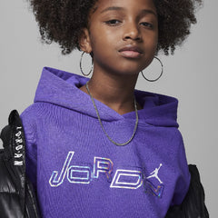 Jordan Take Flight Hoodie Paars Kids