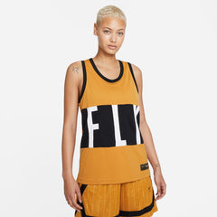 Nike Fly Dames Sleeveless Shirt Oranje