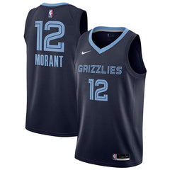 Nike Swingman Memphis Grizzlies Jersey Morant Zwart
