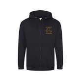 Zipper Hoody Flax Field Fighters Klein Logo