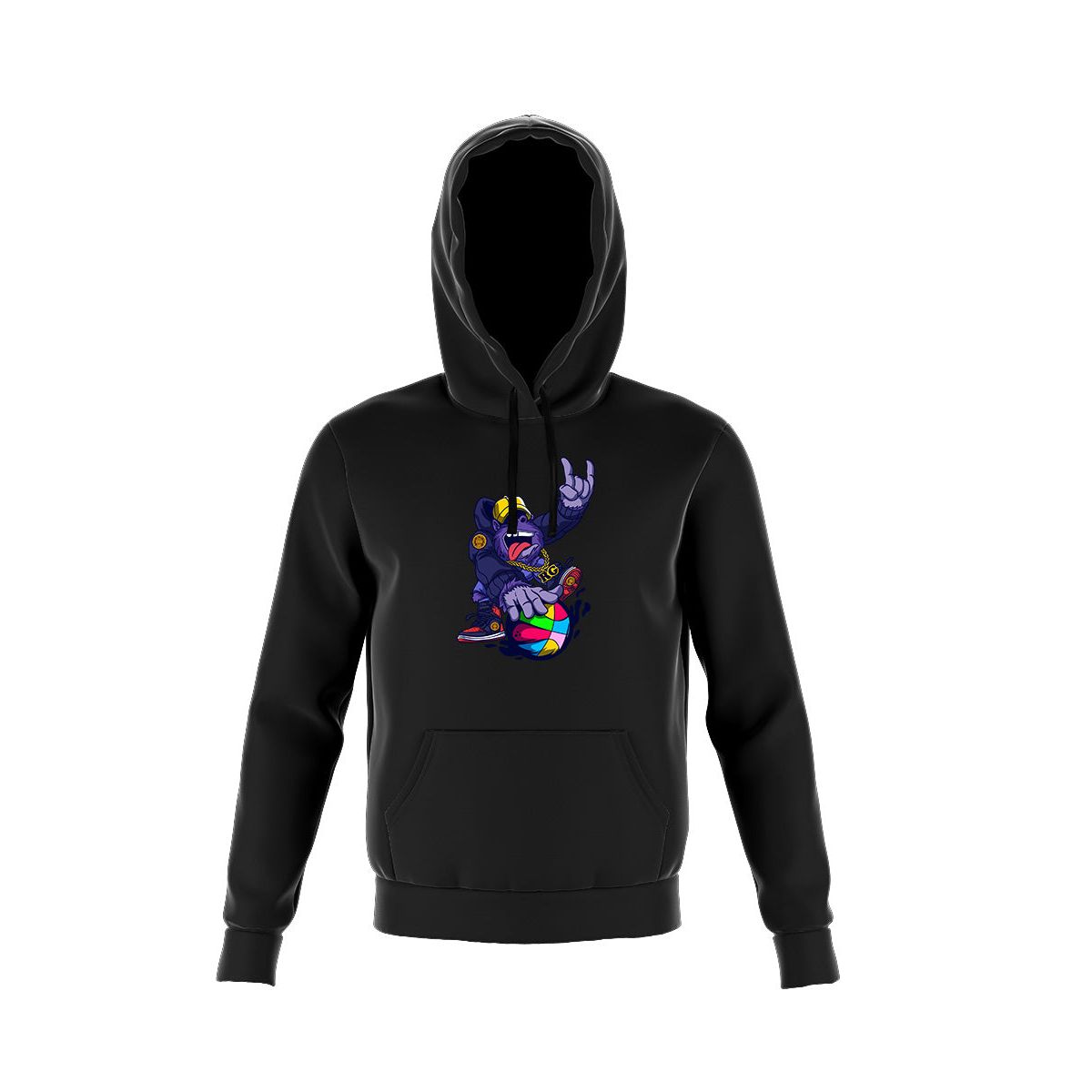 Rainbow Gorilla - Baller hoodie zwart