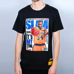 Mitchell & Ness - NBA Slam Tee Lakers Shaquille O`Neal - Zwart