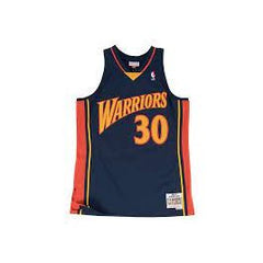 NBA Swingman Mitchell & Ness Jersey Stephen Curry 2009-2010 Zwart