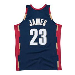 Mitchell & Ness Tank Top Lebron James Navy Volwassenen