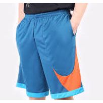 Nike Dri Fit Basketball Shorts Blauw Oranje
