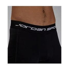Jordan - Sport 3/4 Dri-Fit Compressiebroek zwart