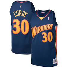 NBA Swingman Mitchell & Ness Jersey Stephen Curry 2009-2010 Zwart