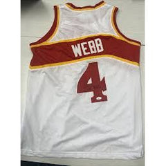 Nba Spud Webb gesigneerde Jersey
