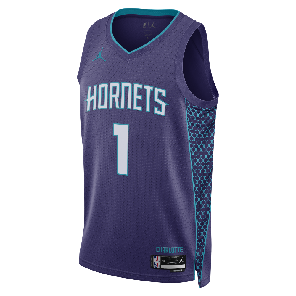 Nike NBA Charlotte Hornets Jersey Edition Paars