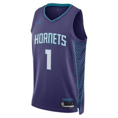 Nike NBA Charlotte Hornets Jersey Edition Paars