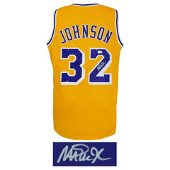 Nba Magic Johnson LA Lakers gesigneerde Jersey