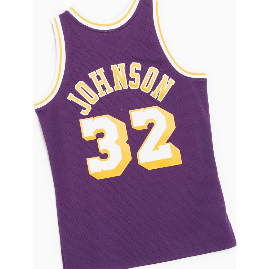 Mitchell&Ness Magic Johnson LA Lakers Shirt Volwassenen Paars