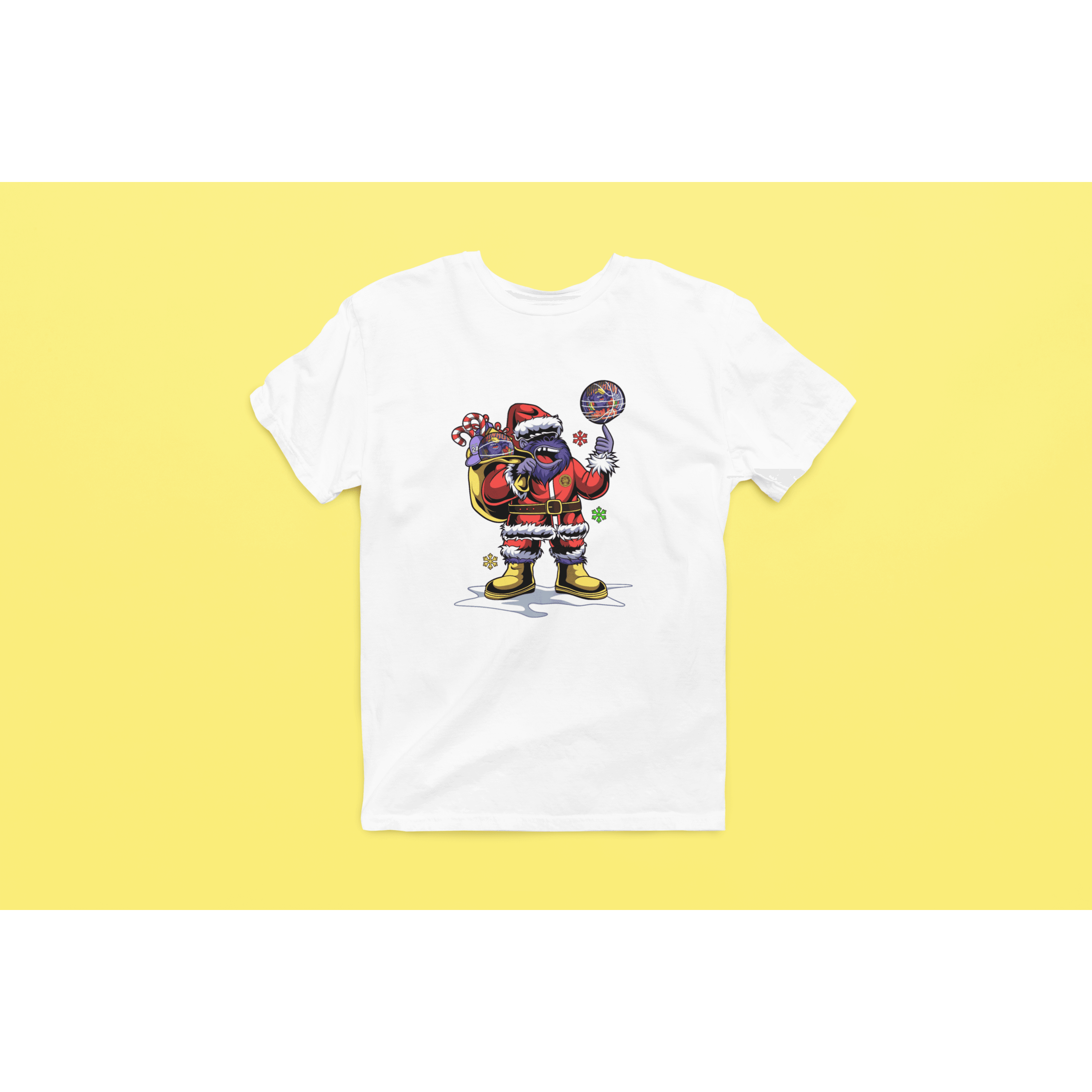 Rainbow Gorilla ´Kerst´ Heren T-shirt - Rainbow Gorilla Store