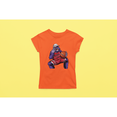 Rainbow Gorilla ´The GOAT´ Dames T-shirt - Rainbow Gorilla Store