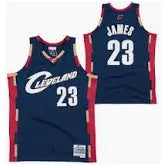 Mitchell & Ness Tank Top Lebron James Navy Volwassenen