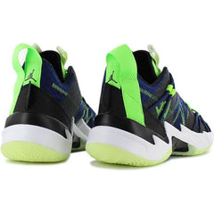 SALE - Jordan Westbrook Why Not Zero .3 basketbalschoenen Donkerblauw/neon groen