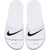 Nike Kawa Douche Slippers Zwart Wit SALE