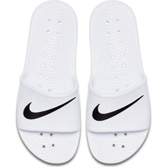 Nike Kawa Douche Slippers Zwart Wit SALE