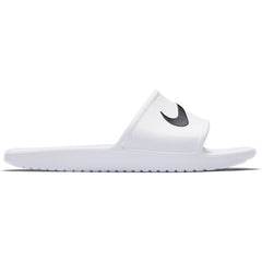 Nike Kawa Douche Slippers Zwart Wit SALE