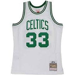 M&N NBA Kids Jersey Larry Bird Boston Celtics Wit/Blauw