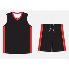 Alkmaar Guardians Wedstrijdtenue unisex Zwart/Rood