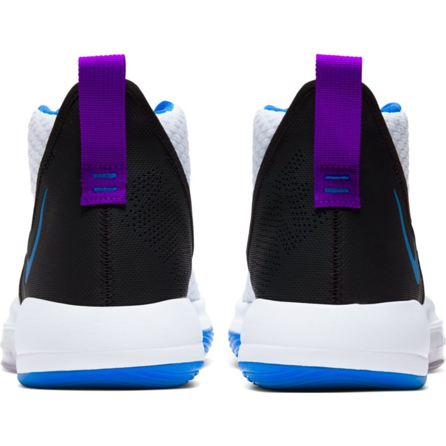 SALE - Nike Zoom Rize Team basketbalschoenen wit/blauw/paars
