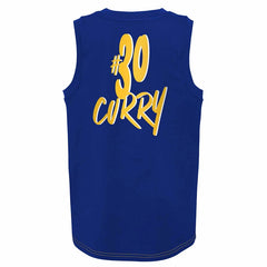 NBA Shirt Golden State Warriors Stephen Curry (Adult) Blauw/Geel