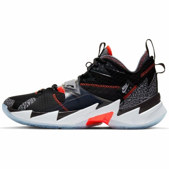 Jordan Westbrook Why Not Zero 0.3 basketbalschoenen Cement SALE zwart/rood