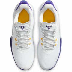 SALE - Nike Mamba Fury basketbalschoenen wit/geel/paars