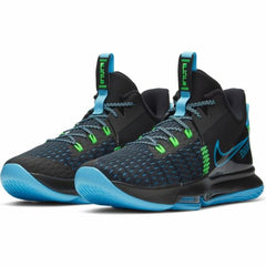 Nike LeBron Witness 5 basketbalschoenen blauw/zwart