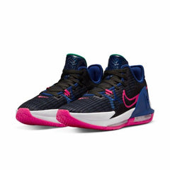 Nike lebron witness 6   basketbalschoenen blauw/rood
