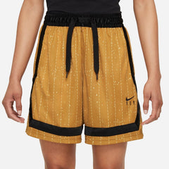 Nike Dri Fit Swoosh Damesshort Gold
