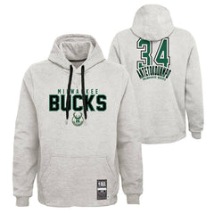 Milwaukee Bucks- Giannis Antetokounmpo hoodie grijs