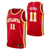 Nike Swingman Trae Young Atlanta Hawks Oranje