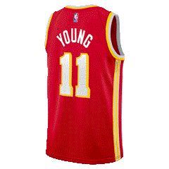 Nike Swingman Trae Young Atlanta Hawks Oranje