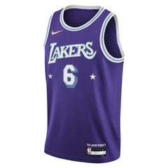 SALE Nike LA Lakers jersey Lebron James Paars