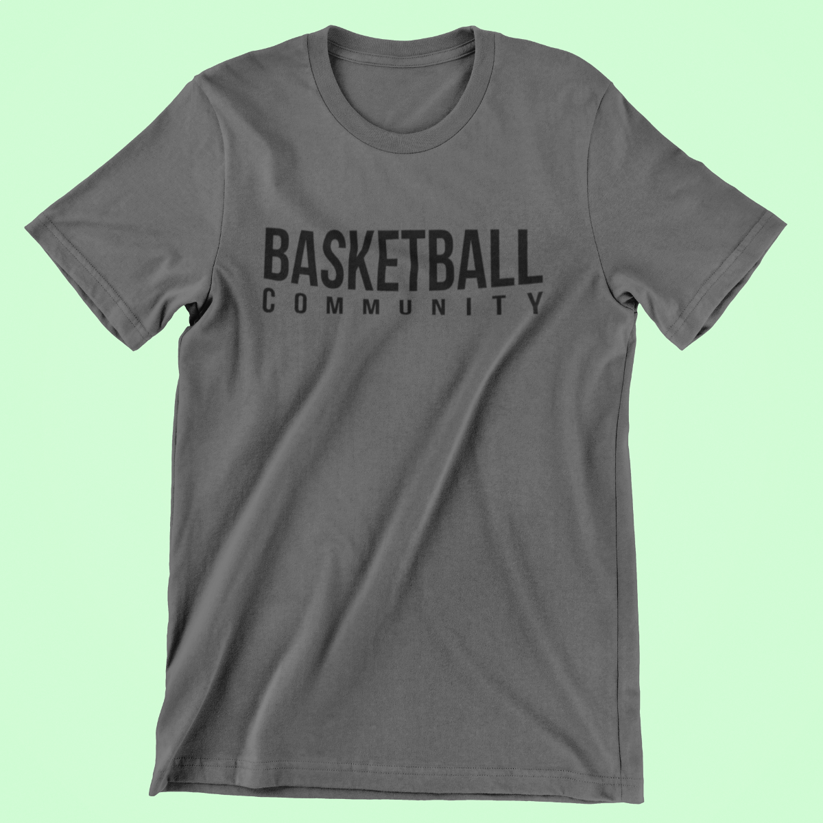 Basketball Community Tekst T-Shirt Wit