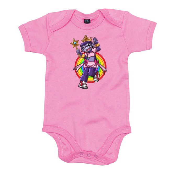 Rainbow Gorilla - Princess hope romper zwart/blauw/roze