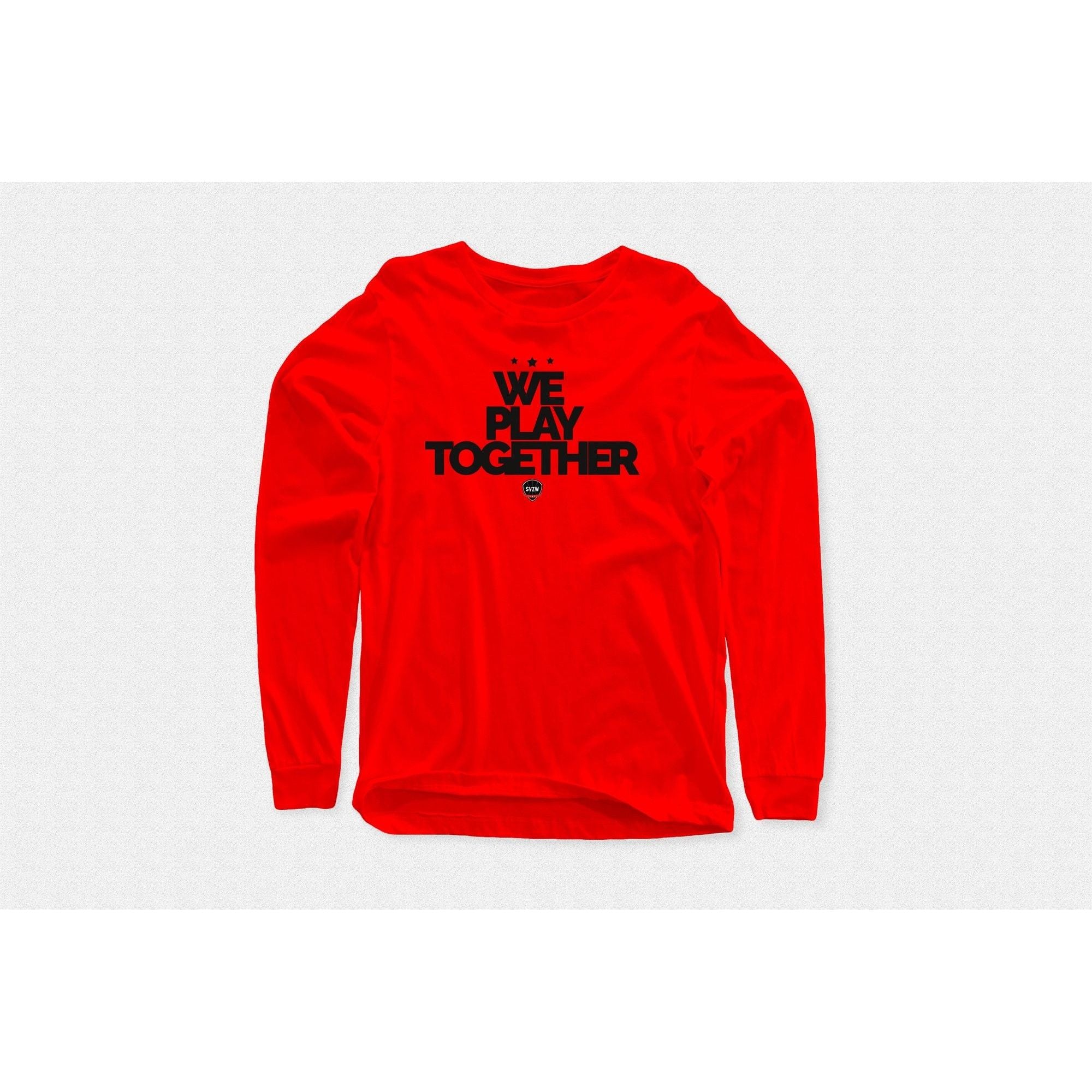 Slamdunkz - Long Sleeve Shirt SVZW rood