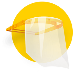 Wavin face shield – 5 stuks