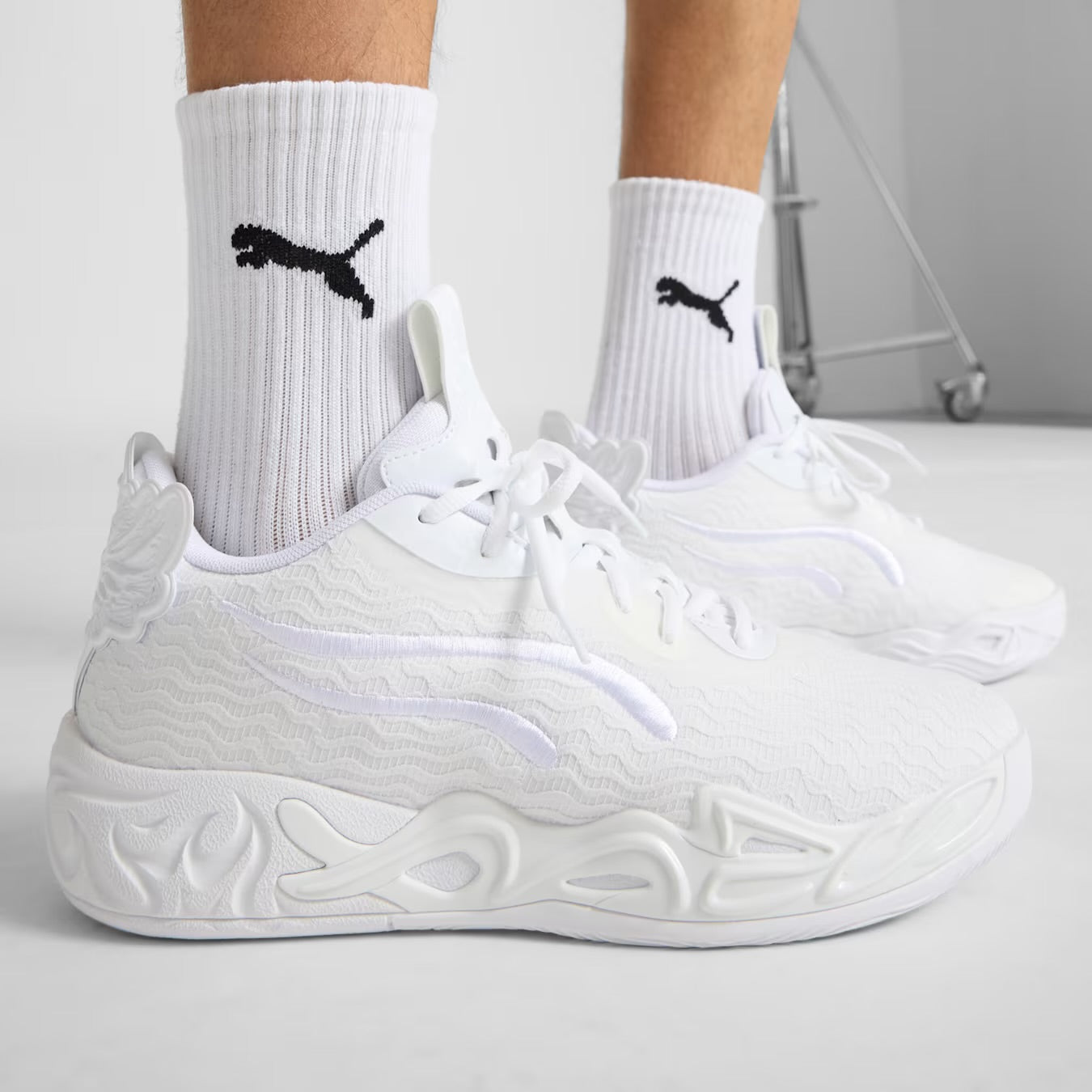 LLPuma x LAMELO BALL x MB.04 Ice White basketbalschoen