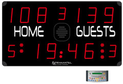 Scorebord sporthal professioneel | LED multisport scorebord