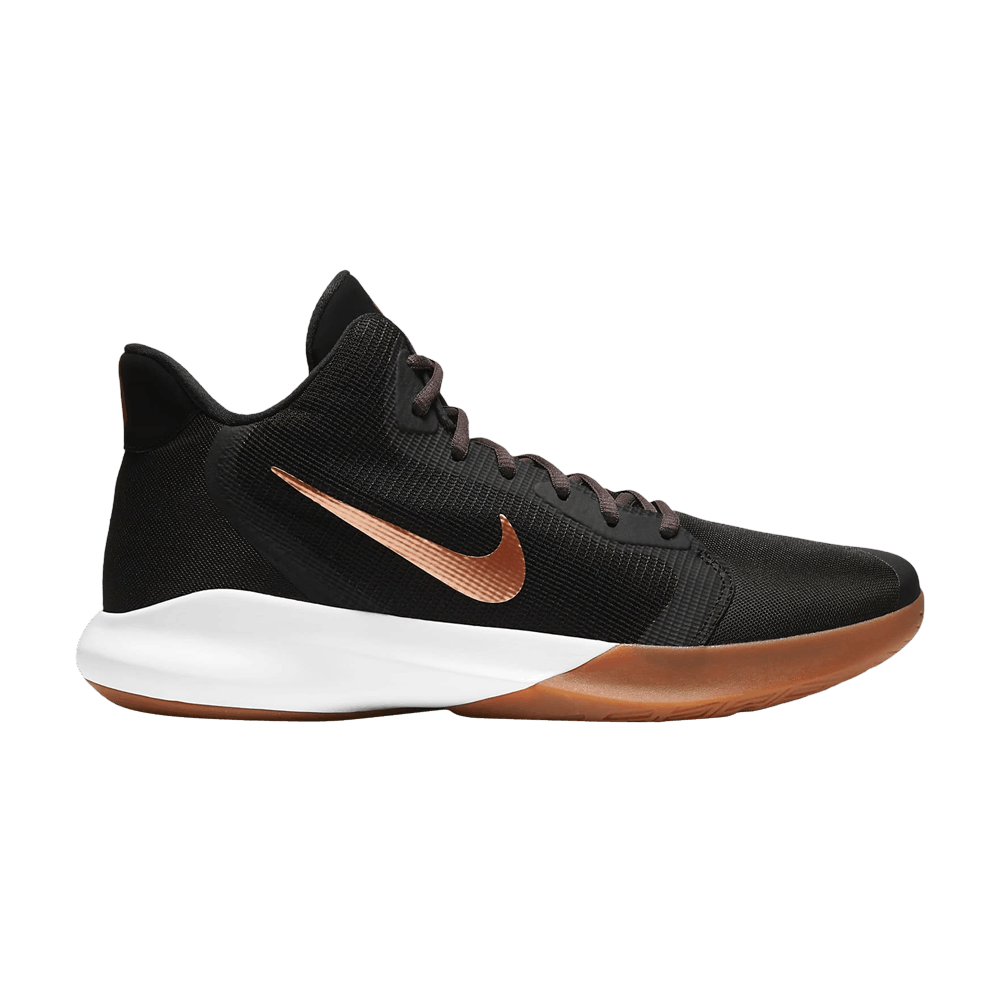 SALE - Nike Precision III basketbalschoenen zwart/brons