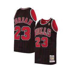 Mitchell&Ness - Michael Jordan Chicago Bulls Jersey Zwart/Rood