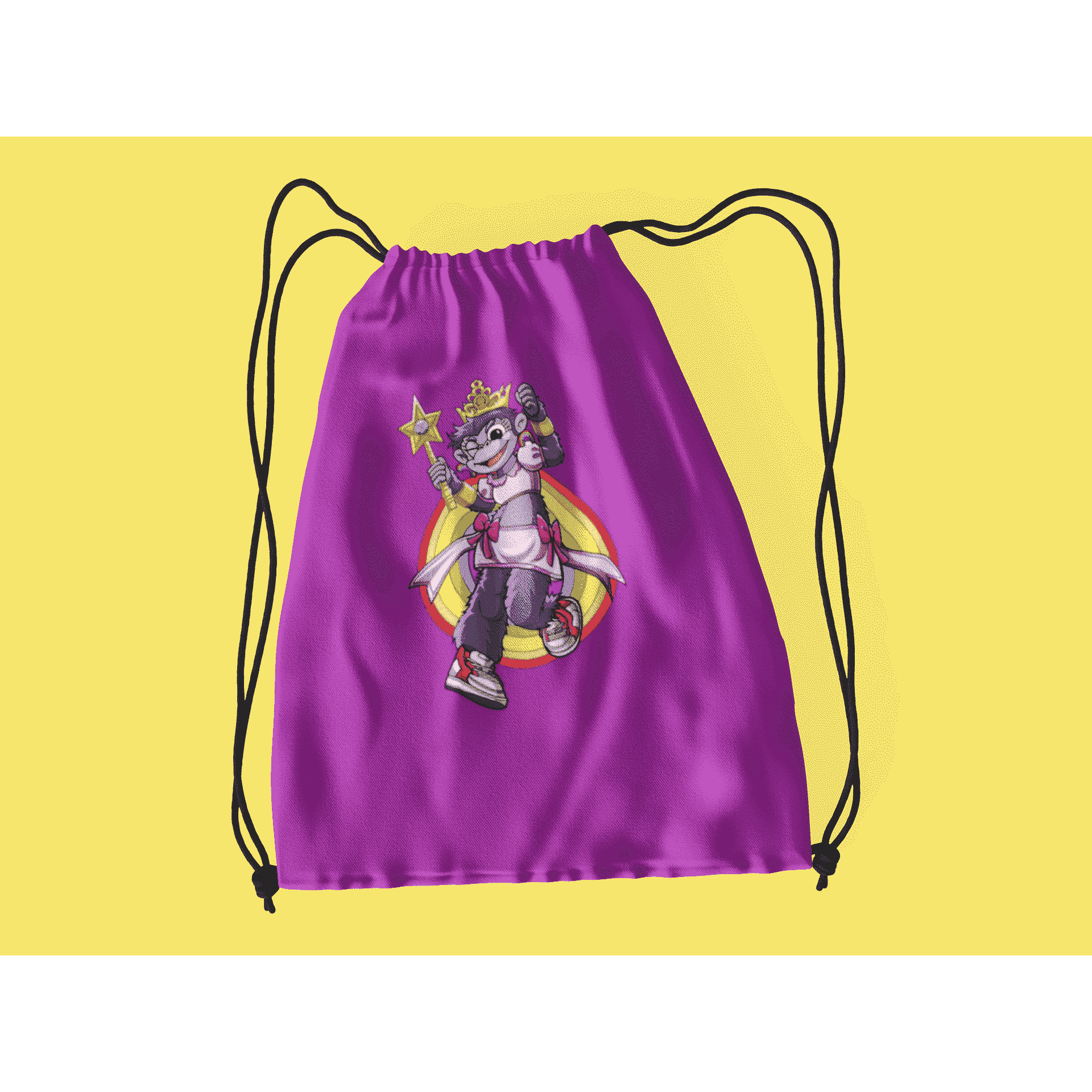 Rainbow Gorilla ´Princess Hope´ Rugzak met koord - Rainbow Gorilla Store