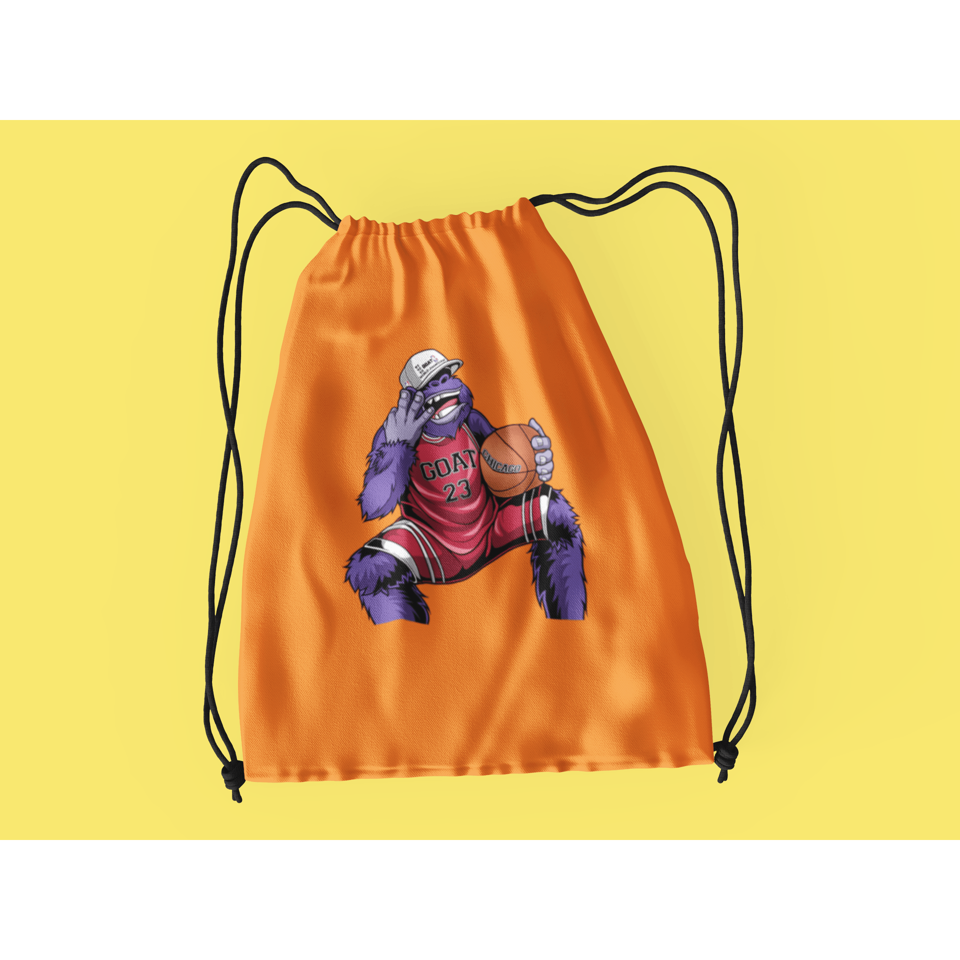 Rainbow Gorilla ´The GOAT´ Rugzak met koord - Rainbow Gorilla Store