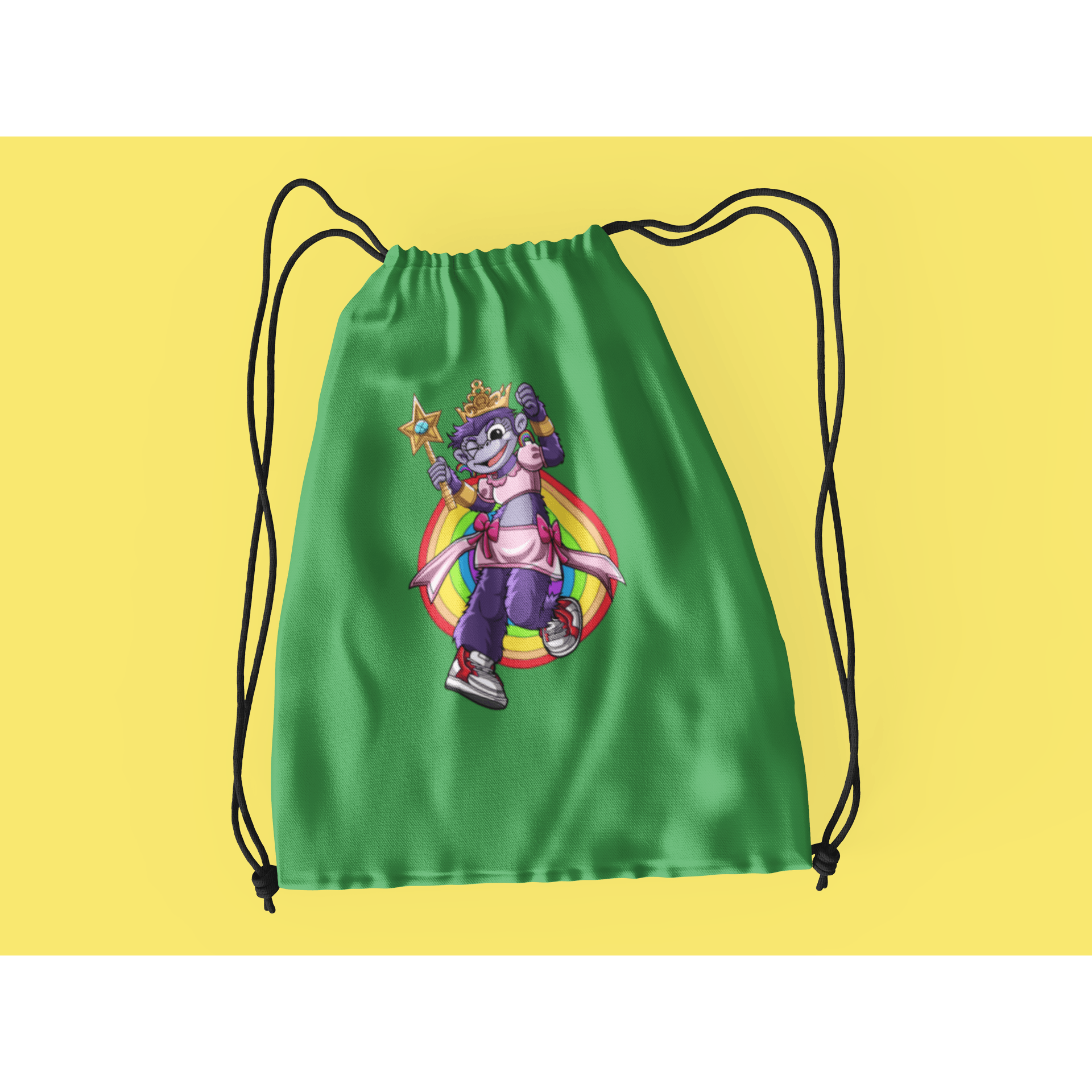 Rainbow Gorilla ´Princess Hope´ Rugzak met koord - Rainbow Gorilla Store