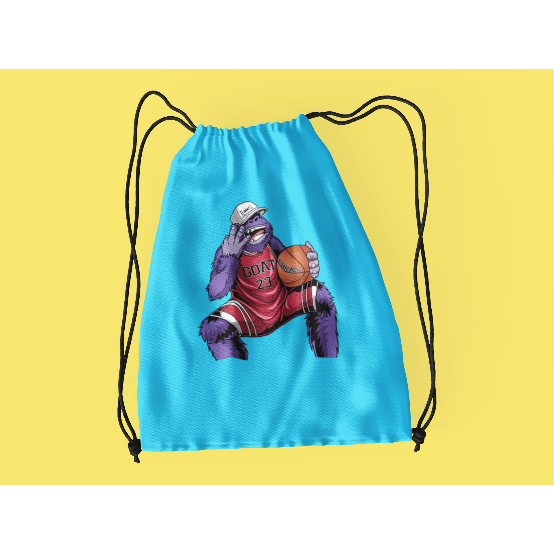 Rainbow Gorilla ´The GOAT´ Rugzak met koord - Rainbow Gorilla Store