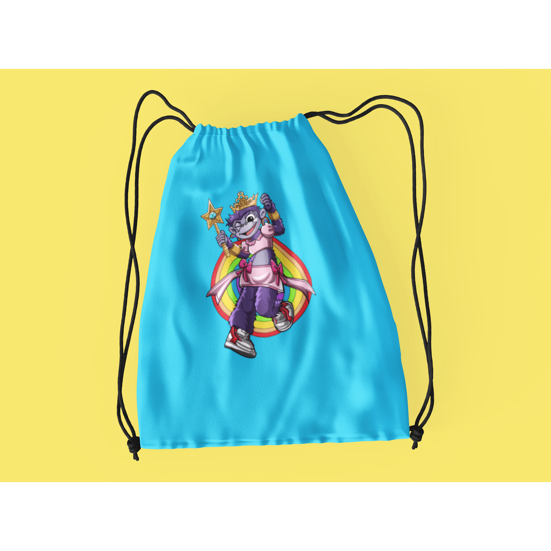 Rainbow Gorilla ´Princess Hope´ Rugzak met koord - Rainbow Gorilla Store