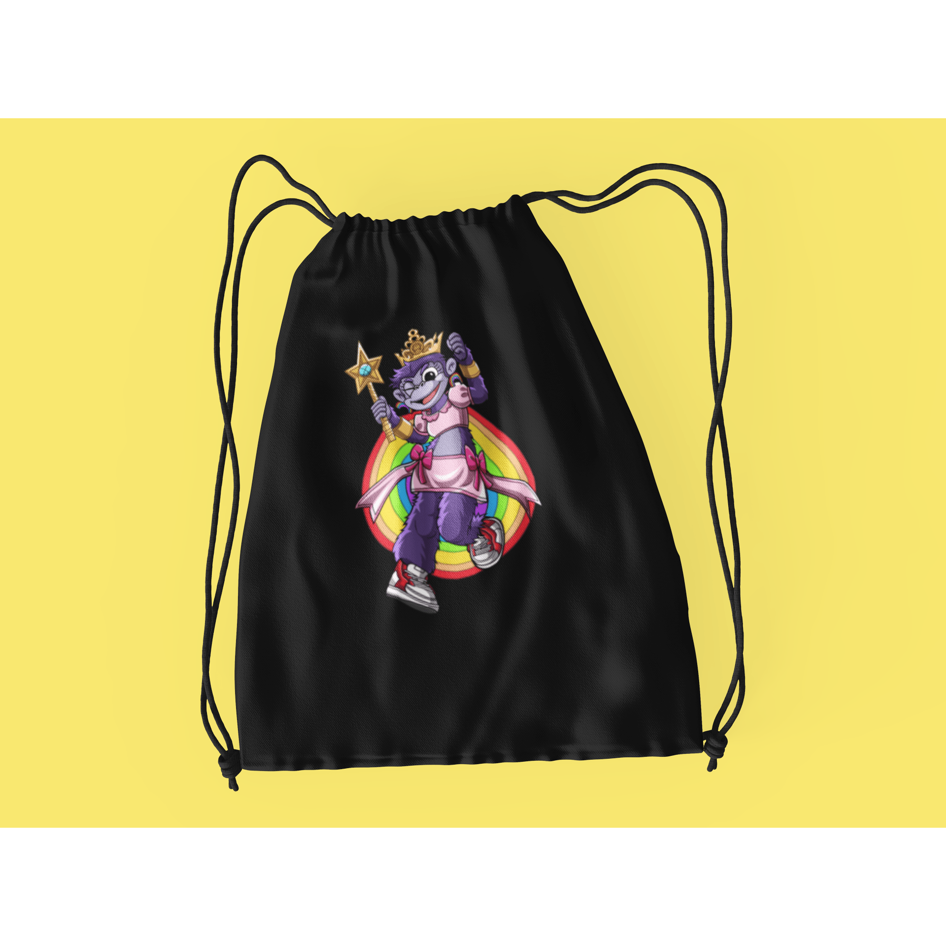 Rainbow Gorilla ´Princess Hope´ Rugzak met koord - Rainbow Gorilla Store